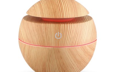 130ml 4-in-1 Aromatherapy Oil Diffuser Light Wood
