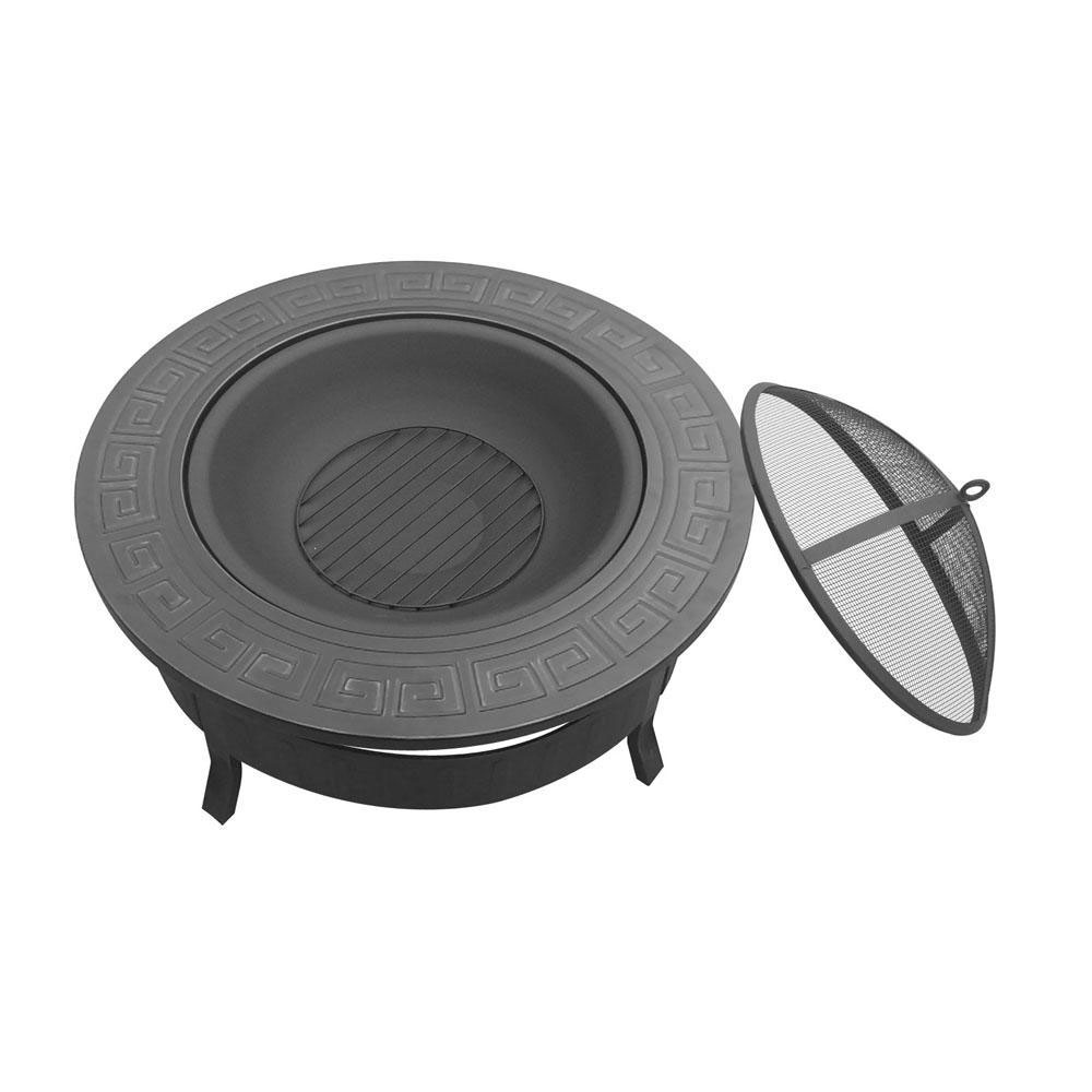 2-In-1 Fire Pit BBQ 81 x 81cm Round - Image 5