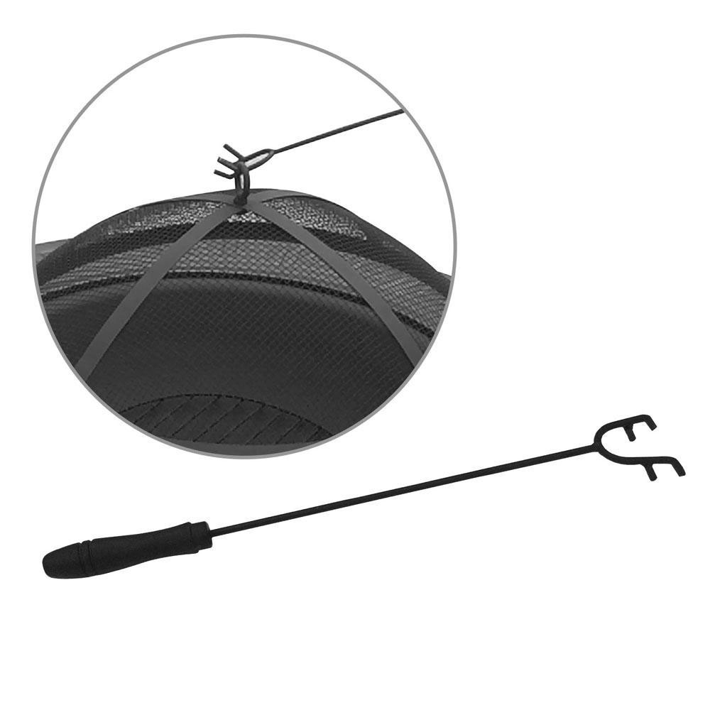 2-In-1 Fire Pit BBQ 81 x 81cm Round - Image 7