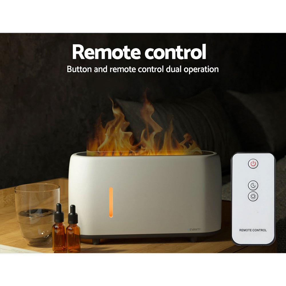 240ml 4-in-1 Aromatherapy Oil Diffuser Flame - Image 2