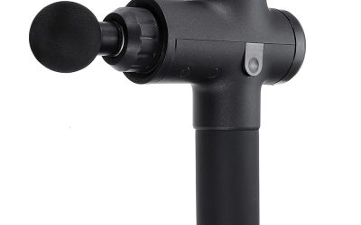 4-in-1 LCD Electric Massage Gun Black