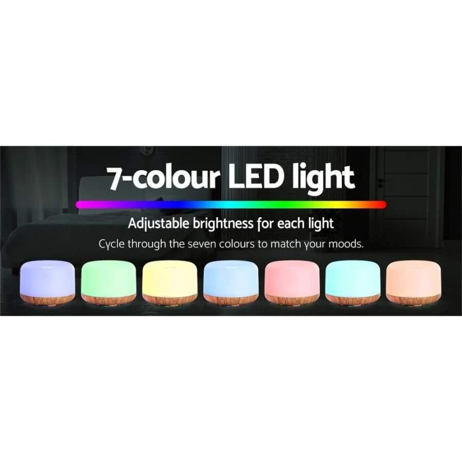 500ml 4-in-1 LED Aromatherapy Oil Diffuser - Image 3