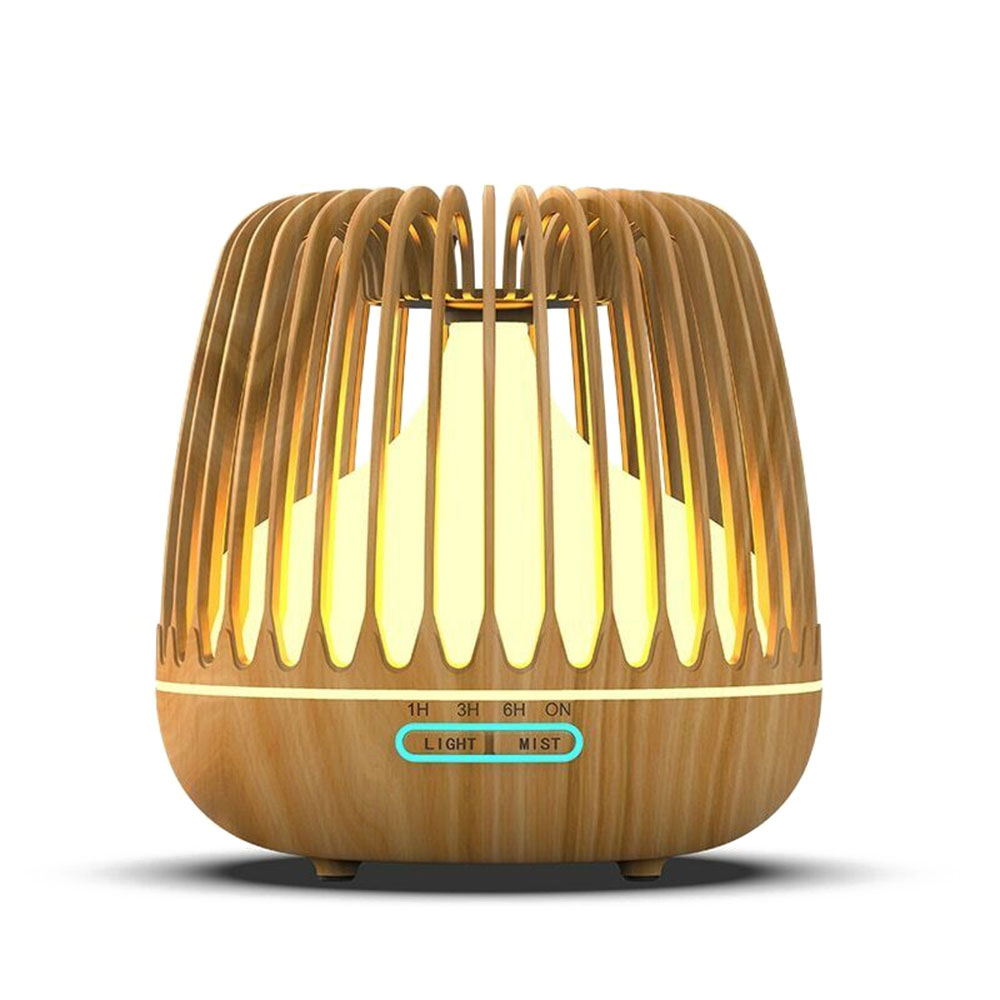 500ml 4-in-1 LED Aromatherapy Oil Diffuser Light Wood