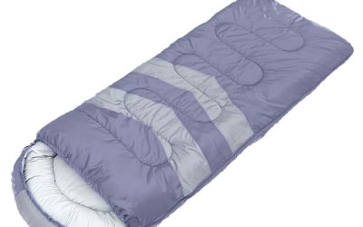 Adults Sleeping Bag Single 210T Thermal Grey