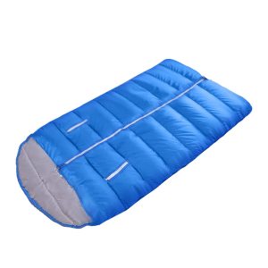 Adults Sleeping Bag Single 190T Thermal Blue