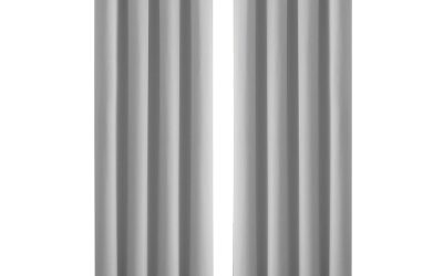 Blockout Curtains Eyelet Matte Grey
