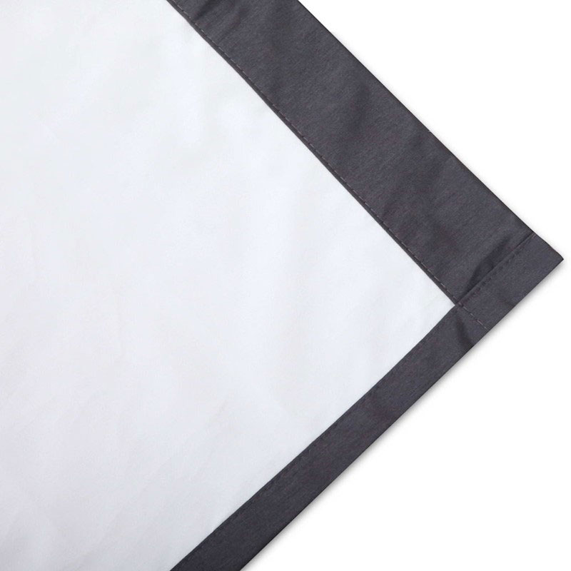 Blockout Eyelet Curtains Grey - Image 4
