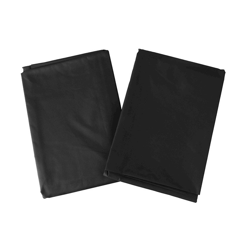Blockout Pinch Pleat Curtains Black - Image 4