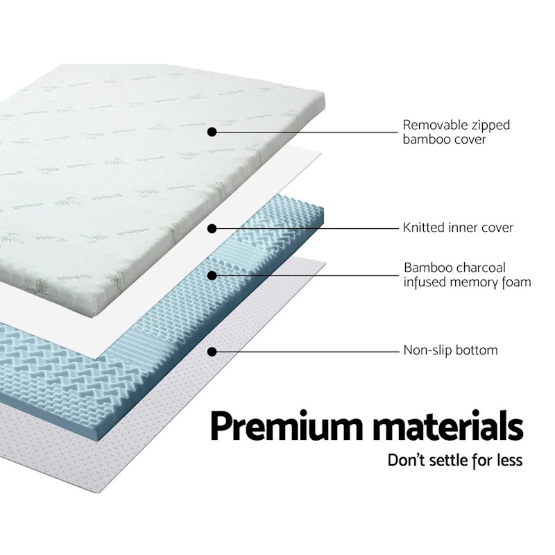 Cool Gel Memory Foam Mattress Topper King - Image 4