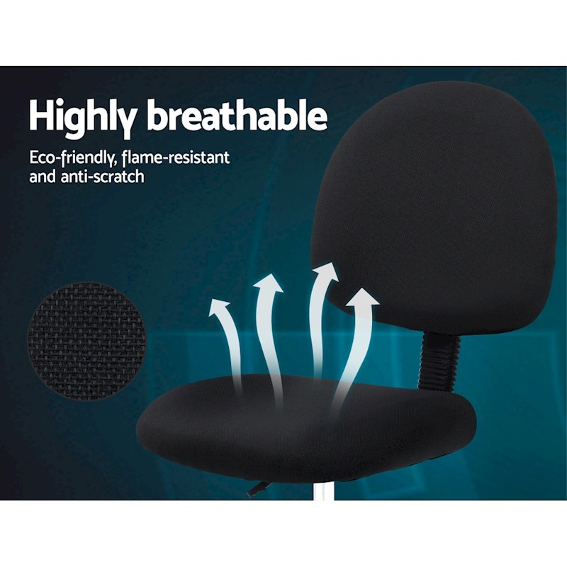 Drafting Chair Black - Image 4