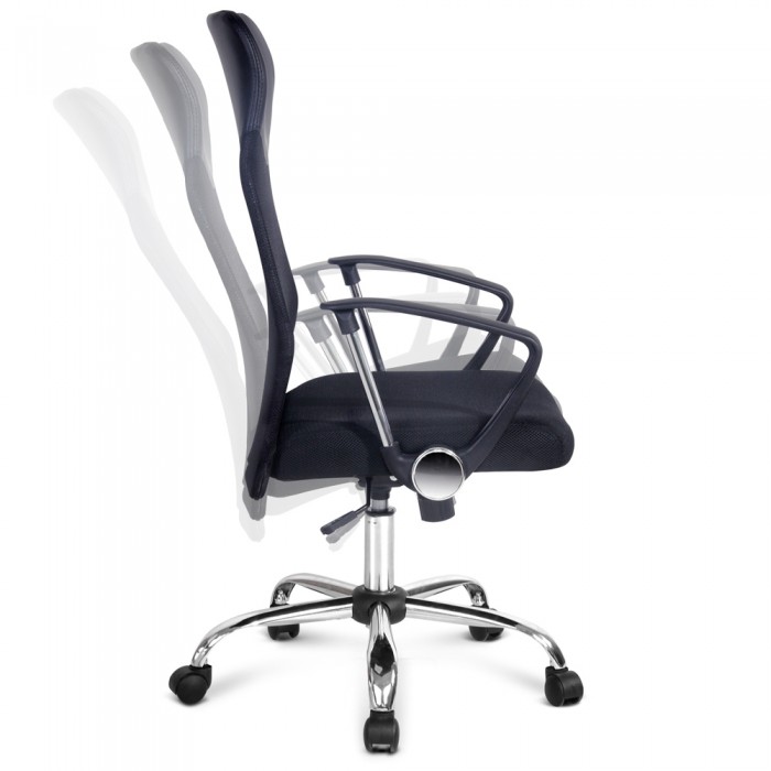 Executive High Back Mesh Chair Black - Image 4