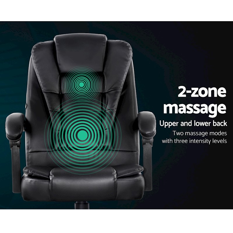Executive Massage Office Chair Black - Image 4