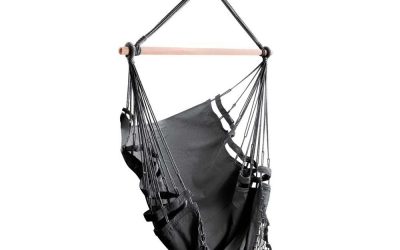 Hammock Swing Chair Tassel Grey