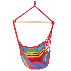 Hammock Swing Chair Deluxe Rainbow