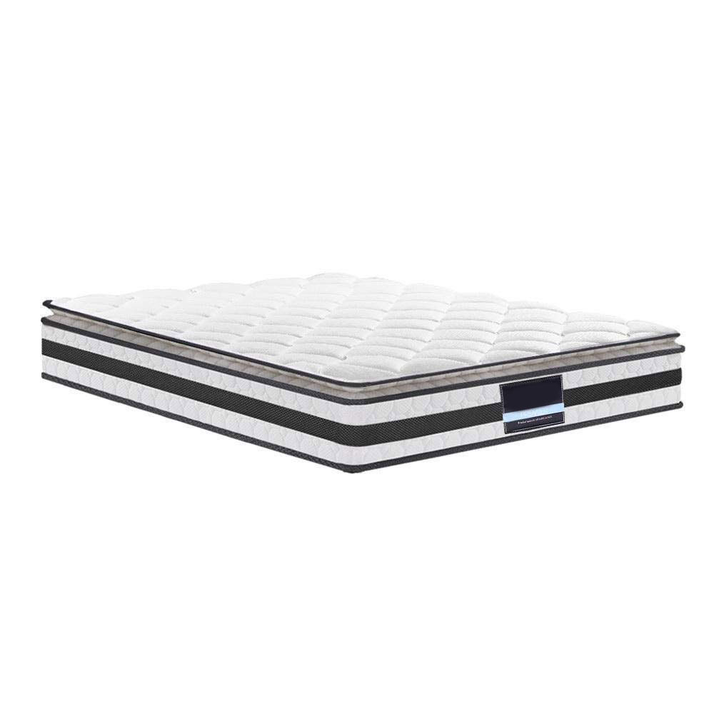 Mattress Pocket Spring Foam 21cm Medium Firm Euro Top