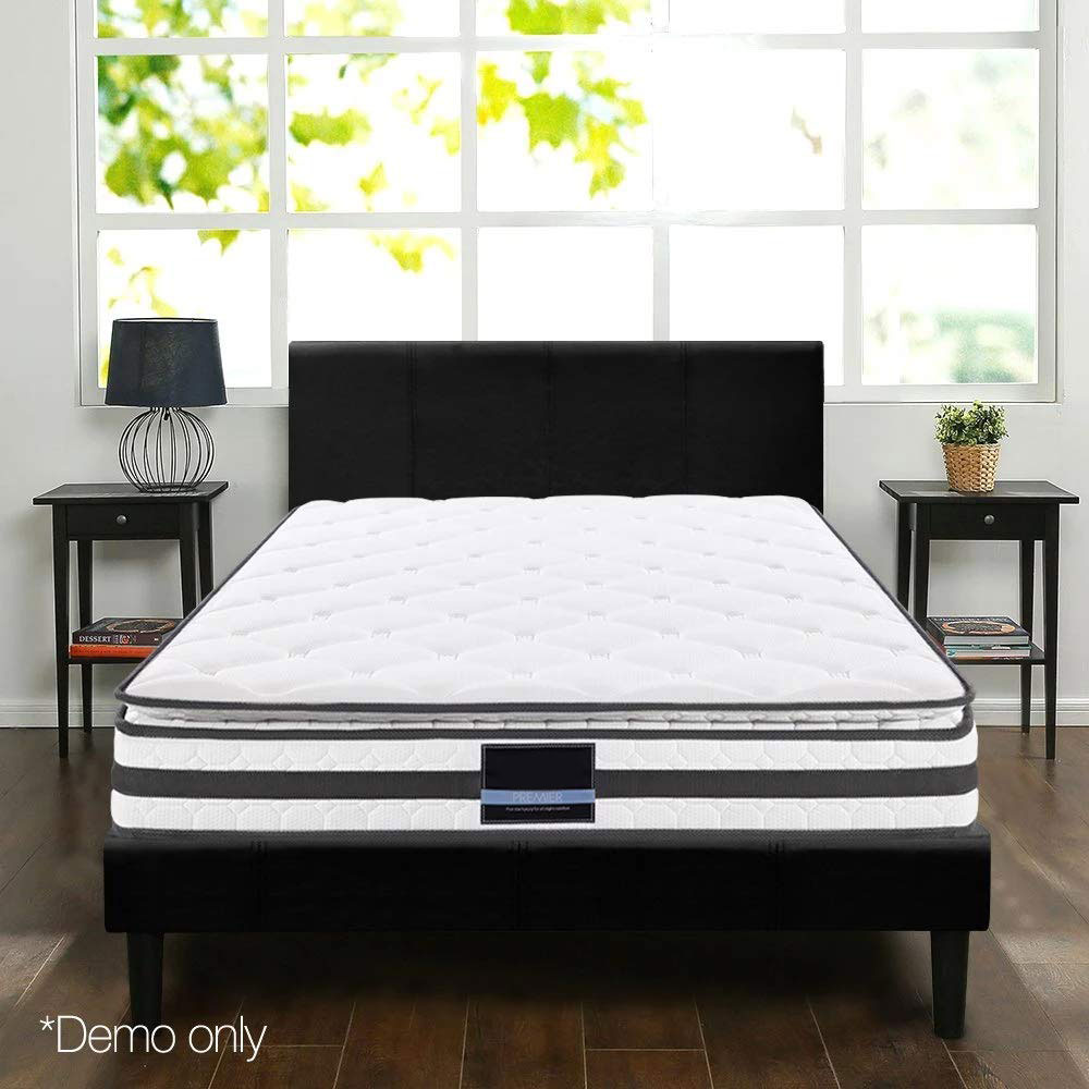 Mattress Pocket Spring Foam 21cm Medium Firm Euro Top - Image 6