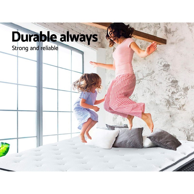 Mattress Bonnell Spring Foam 21cm Medium Firm Euro Top - Image 2