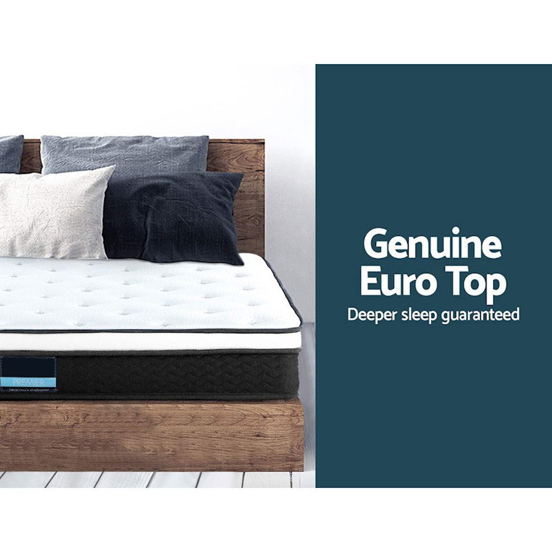 Mattress Bonnell Spring Foam 21cm Medium Firm Euro Top - Image 3