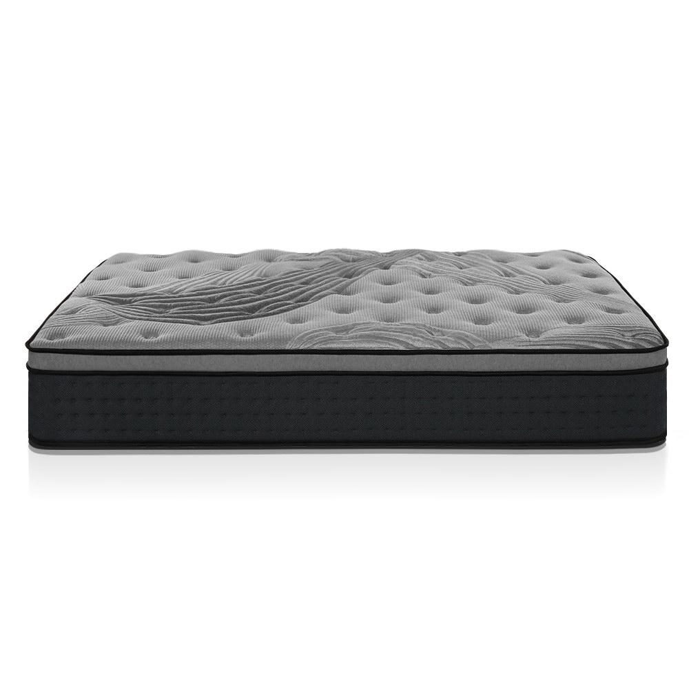 Mattress Pocket Spring Foam 34cm Medium Firm Euro Top Bamboo - Image 3