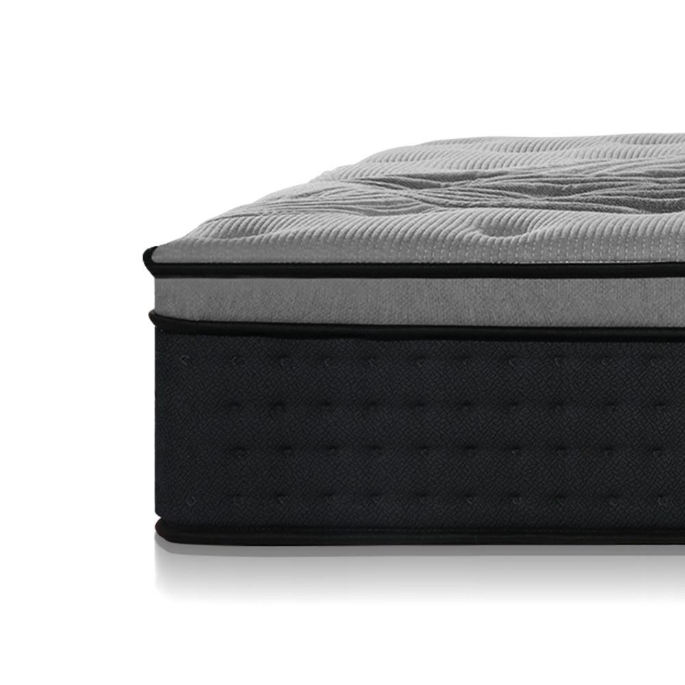 Mattress Pocket Spring Foam 34cm Medium Firm Euro Top Bamboo - Image 5
