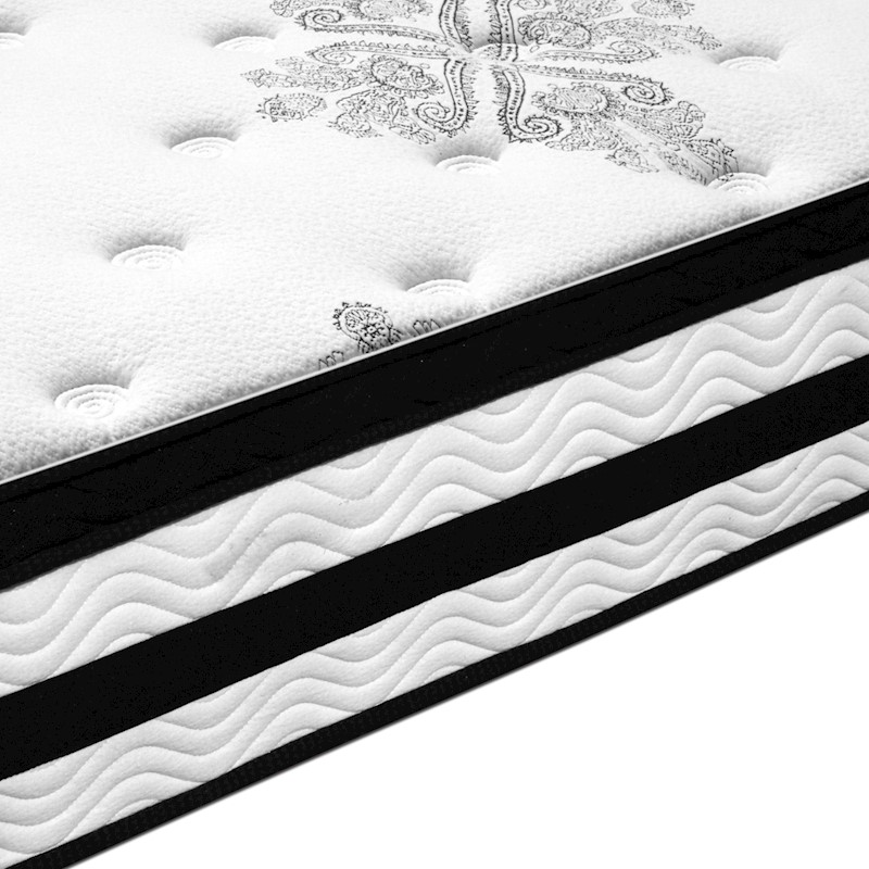 Mattress Pocket Spring Foam 34cm Medium Firm Euro Top - Image 5
