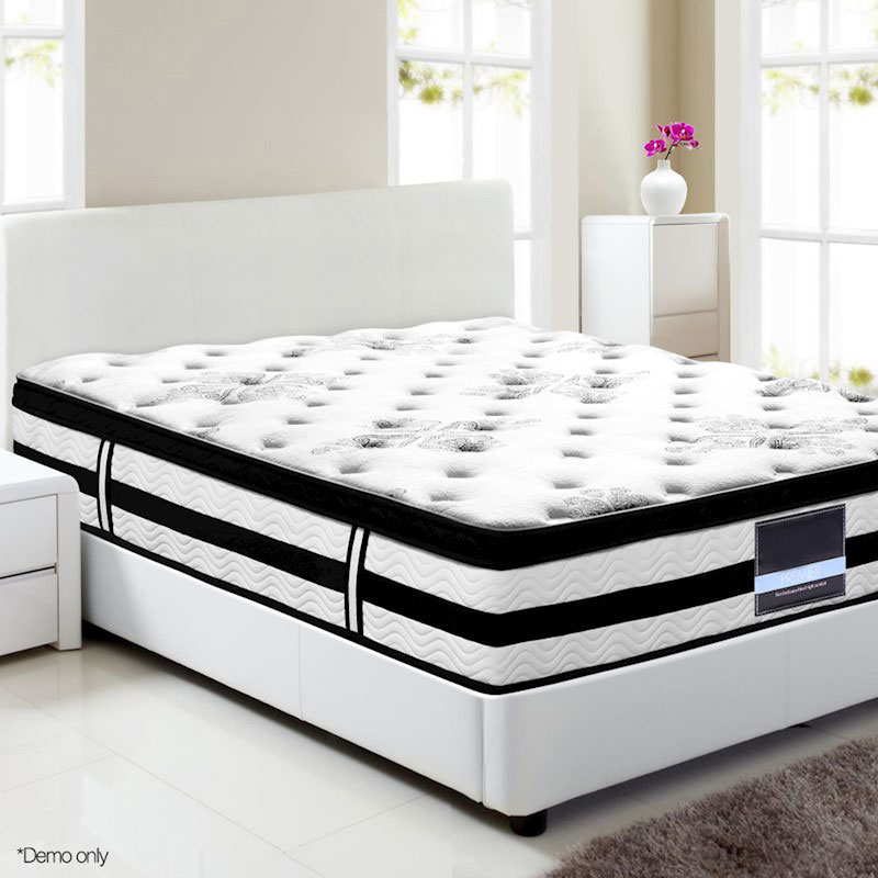 Mattress Pocket Spring Foam 34cm Medium Firm Euro Top - Image 6