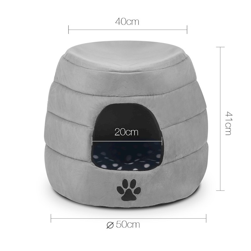 Pet Dog Cat Bed 2-in-1 Folding - Image 2