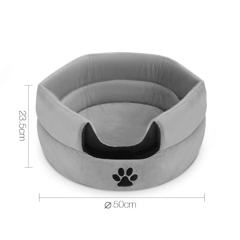 Pet Dog Cat Bed 2-in-1 Folding - Image 3