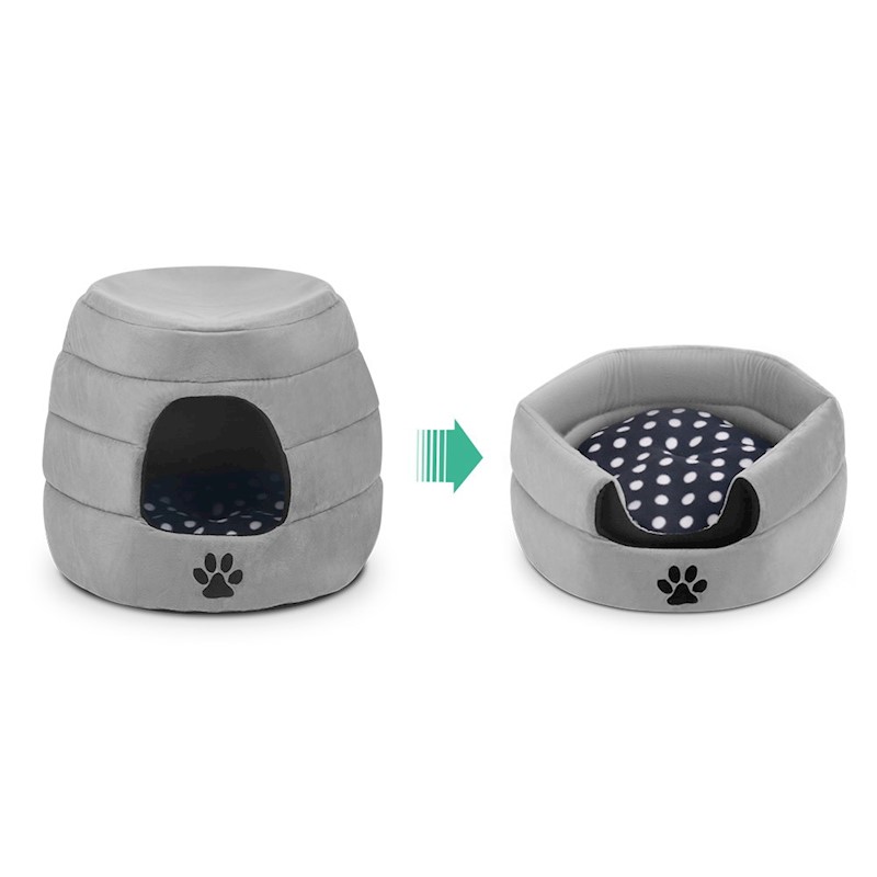 Pet Dog Cat Bed 2-in-1 Folding - Image 5