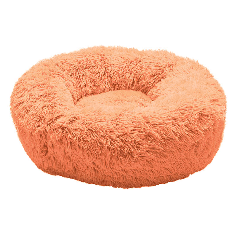 Pet Dog Cat Bed Donut Pink
