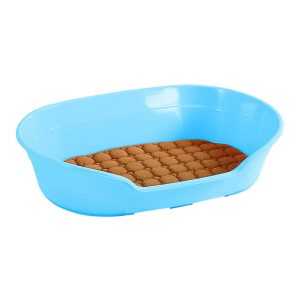 Pet Dog Cat Bed Plastic Blue
