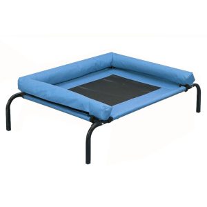 Pet Dog Cat Bed Trampoline Hammock Blue