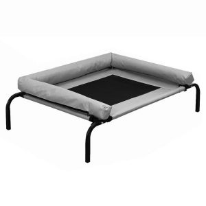 Pet Dog Cat Bed Trampoline Hammock Grey