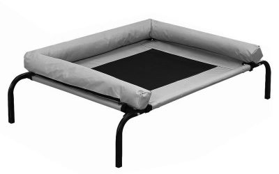 Pet Dog Cat Bed Trampoline Hammock Grey