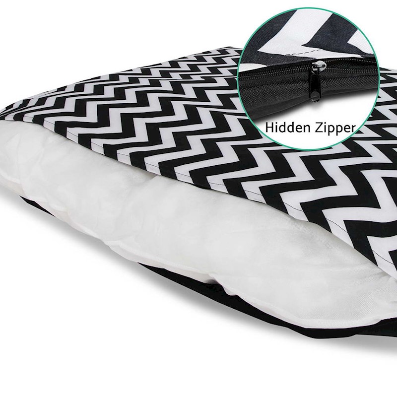 Pet Dog Cat Mattress Canvas Black & White - Image 6