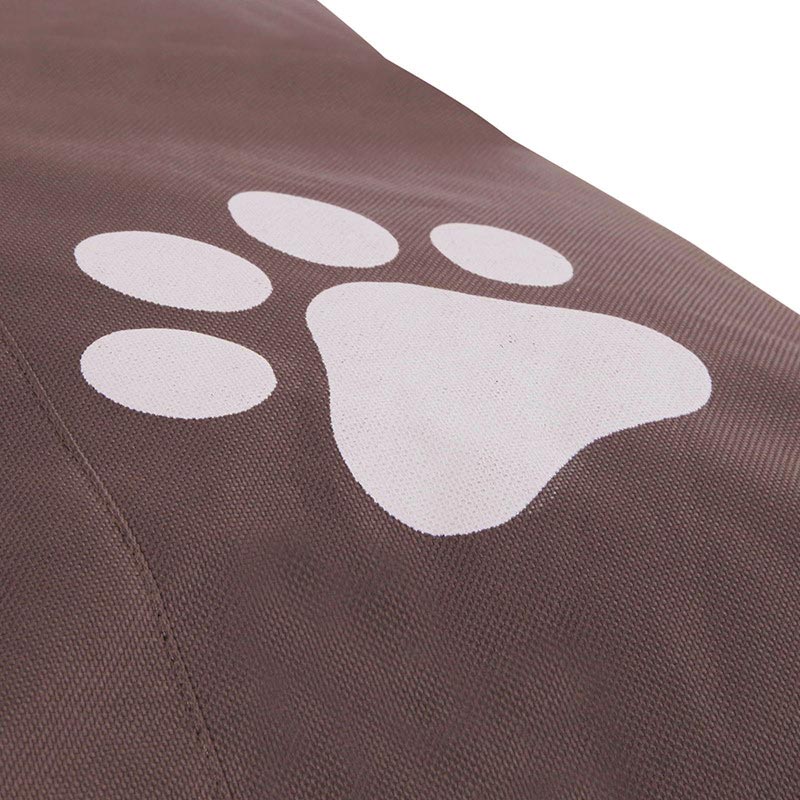 Pet Dog Cat Mattress Canvas Brown - Image 4