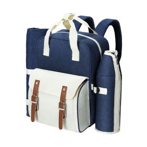 Picnic Bag 4 Person Alfresco Blue & White
