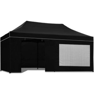 Pop Up Gazebo 3 x 6m Black