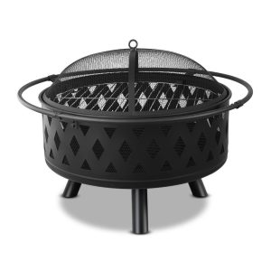 Portable Fire Pit BBQ 32 inches