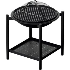 Portable Fire Pit BBQ 55 x 70cm With Stand