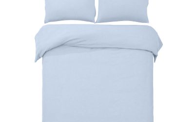 Quilt Cover Set 1000TC Classic Sky Blue