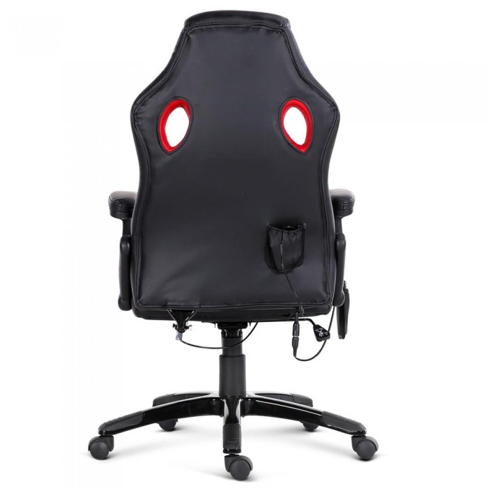 Racer Massage & Heating Office Chair Red - Image 4