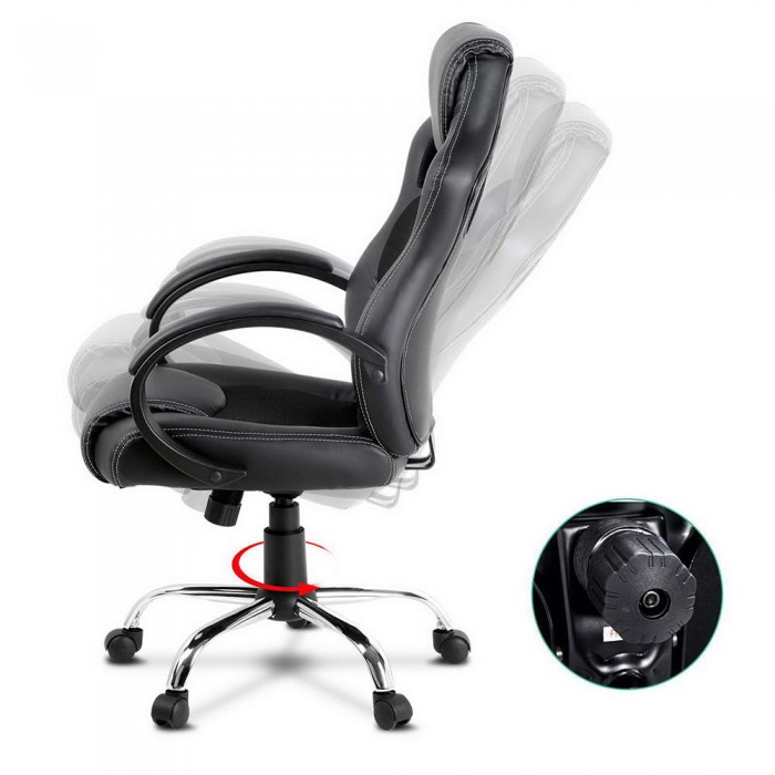 Racer Office Chair Black - Image 5