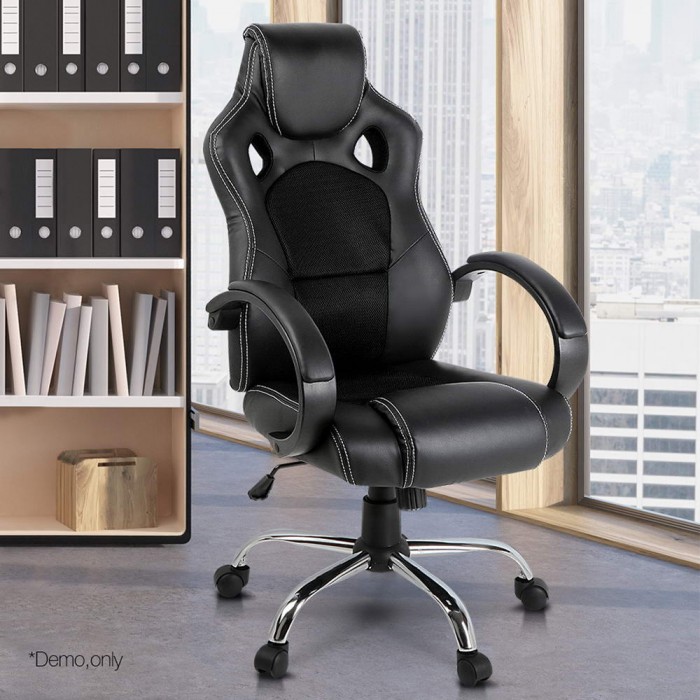 Racer Office Chair Black - Image 6