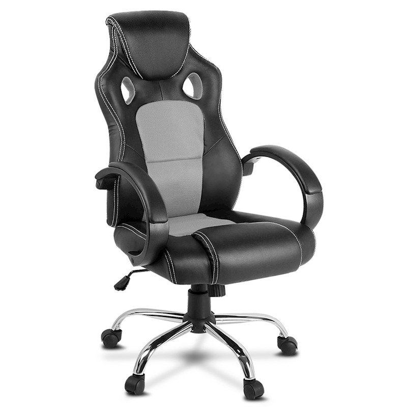 Racer Office Chair Maverick Black & Grey