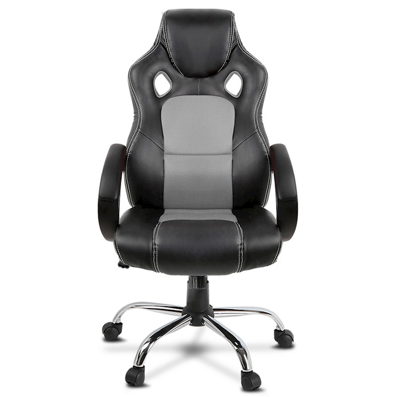 Racer Office Chair Maverick Black & Grey - Image 3