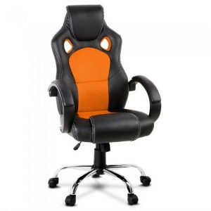 Racer Office Chair Maverick Black & Orange