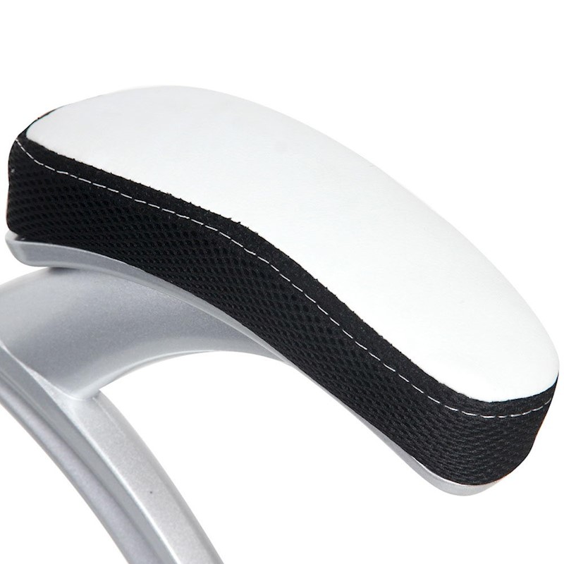 Racer Office Chair White & Black - Image 8