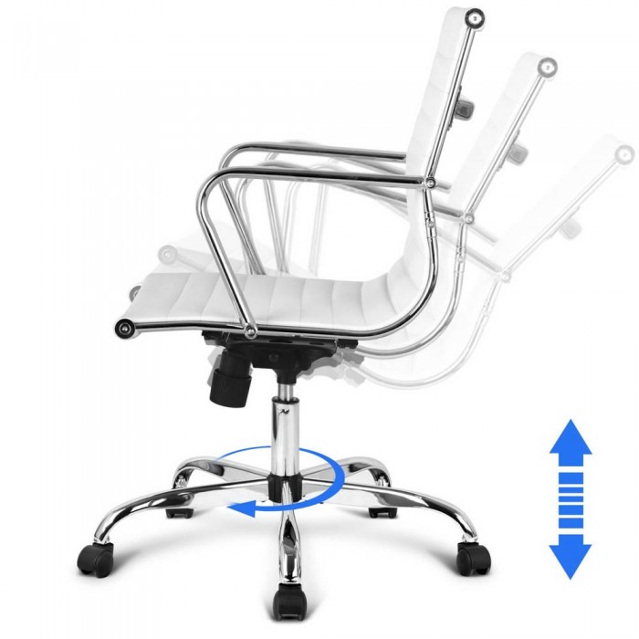 Replica Eames Low Back Office Chair White - Image 4