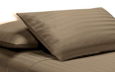 Sheet Set Luxury 1000TC Microfibre Cotton Satin Chocolate